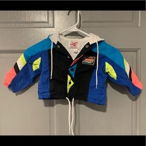 Vintage 80s/90s Retro Toddler Windbreaker Jacket